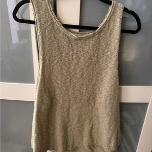 Women's Sleeveless Knit Top - Cream